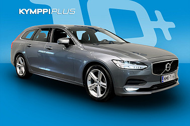 Volvo V90 D4 Business aut ** Keyless / Sähköluukku / Adapt. Vak. / Koukku ** - Skandinaavisen tyylikäs, ylellinen ja turvallisuuden huippu