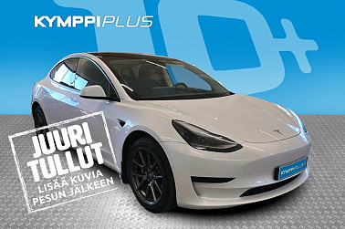 Tesla Model 3 Standard Range Plus ** 1-Om. Suomiauto / Lämpöpumppu / 2x renkaat vanteineen ** - RAHOITUSKORKO tähän autoon vain 3,89% - Tähän maailmantilanteeseen yksi fiksuimmista autovalinnoista jos haluaa pitää autoilun kulut kurissa