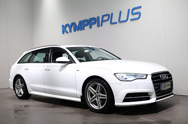 Audi A6 Avant Business Sport S Line 2,0 TDI 140 kW ultra S tronic ** Xenon / Pysäköintitutkat / Sporttipenkit ** - Audi A6 – tyylikäs, vauhdikas ja aina valmiina näyttämään muille kaapin paikan.