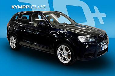 BMW X3 xDrive35d TwinPower Turbo A F25 *M-Sport / HUD / Hifit / Shadow Line / Koukku / Proffanavi ** - Tehokas ja luotettava Suomi-auto – aito premium-kokemus ajomukavuudella ja suorituskyvyllä.
