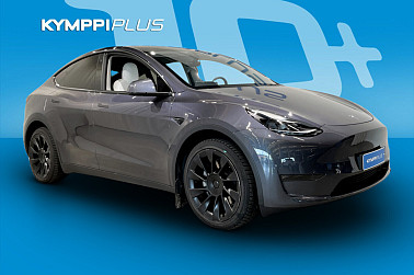Tesla Model Y Long Range **Midnight Silver / Vaalea sisusta / ACC / Matrix LED / Lasikatto** - Myyntiin tulossa todella vähän ajettu Long Range-malli, varaa itselle pian!