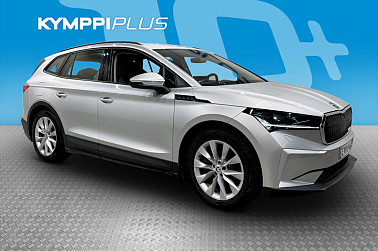 Skoda Enyaq 60 iV ** Matrix-Led / Vetokoukku / Peruutuskamera / Vakkari / Lämpöpumppu ** - ** Navi / CarPlay / 2x renkaat vanteineen **