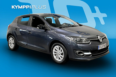Renault Megane Hatchback Energy TCe 115 S&S Limited ** Navi / Lohko ja sisäp. / Vakionopeudensäädin ** - Tyylikäs ja hyvin pidetty Renault – ketjukone, Navi, ilmastointi, 2 rengassarjaa, valmiina ajoon!