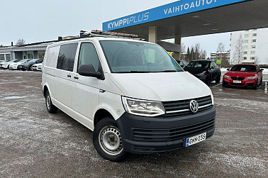 Volkswagen Transporter umpipakettiauto Pitkä 2,0 TDI 75 kW * Sis. Alv / Webasto / LED / Vetokoukku * - Tehokas ja taloudellinen pakettiauto ammattikäyttöön tai vapaa-aikaan. Alv-vähennyskelpoinen yritykselle.