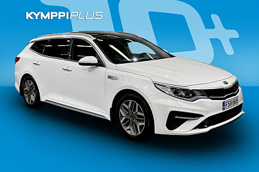 Kia Optima 2,0 GDI PHEV Business Luxury SW A/T ** Koukku / ACC / 360 Kamera / Panorama / H&K ** - Huippuvarusteltu Kia Optima PHEV, merkkihuollettu ja täydellinen perheautoksi!