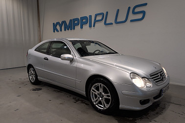 Mercedes-Benz C 180 Kompressor Sportcoupe ** Suomi-auto / Vakkari / Lohkolämmitin / Ilmastointi ** - Pienillä kilometreillä oleva sporttinen Mercedes!