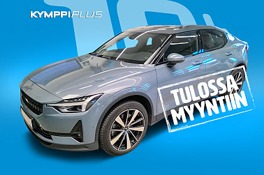 Polestar 2 Long Range Single Motor, 170kW, 78kWh**PIlot ja plus / 2xrenkaat ja vanteet / HarmanKardon / Panorama / Lämpöpumppu - Thunder-värinen hyvillä varusteilla oleva polestar, kysy tarjousta!
