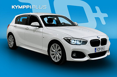 BMW 118 F20 Hatchback 118i A Automatic Edition M Sport ** Led / M-sport / Apple CarPlay / Prof navi ** - M-Sport -alusta ja urheiluistuimet tekevät ajokokemuksesta vakaan, napakan ja poikkeuksellisen miellyttävän – juuri sitä, mitä BMW:ltä odotetaan.