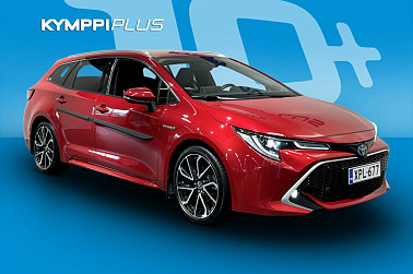 Toyota Corolla Touring Sports 2,0 Hybrid Premium ** Nahat / Webasto / Koukku ** - Nahkasisustus, JBL-äänentoisto, vetokoukku ja lisälämmitin – tämä Corolla on valmis kaikkeen.