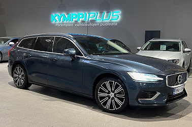Volvo V60 T8 AWD Inscription aut ** Webasto / Koukku / Nahkasisusta ** - Navigointi / VOC / LED / ACC / Keyless / Lasikattoluukku