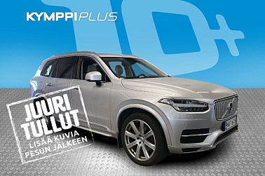 Volvo XC90 T8 Twin Engine AWD Inscription aut - Bowers & Wilkins / 7-paikkainen / ilmastoidut ja hierovat etuistuimet nahkaverhoilulla / panoramakatto / ilma-alusta / CarPlay / Adap. Vakkari / Koukku