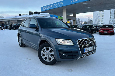 Audi Q5 Offroad Land of quattro Edition 2,0 TDI 140 kW quattro S tronic * Webasto / Vetokoukku / Sport-penkit * - Jakopää juuri tehty / Nahka-alcantara verhoilu / Tutkat / Musta sisäkatto