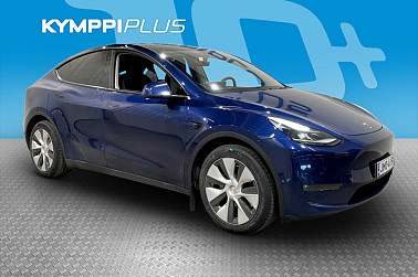 Tesla Model Y Long Range** Vetokoukku / Sininen metalliväri / Lasikatto / ACC
