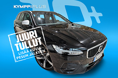 Volvo V90 D4 Business R-Design aut **Webasto / LED / Adapt.vakkari / Navi / Kamera** - Volvo V90 D4 R-Design 2019 – hyvin varusteltu ja huollettu Suomi-auto, Kokkolan Kymppi Plussalta!