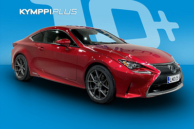Lexus RC 300h Hybrid A Executive**Luksusta, urheiluistuimia, adaptiivinen vakionopeudensäädin, peruutuskamera ja turvallisuus. ** - ACC, peruutuskamera, urheiluistuimet, nahkaverhoilu, Kessy, Suomi-auto ja lohkolämmitin.