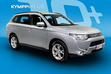 Mitsubishi Outlander 2,2 DI-D Instyle NAVI AT 4WD 7P Business**ACC /Navi /Koukku /Kessy /Nahkaverhoilu /Kaistanvahti / P,kamera / Rockford ** - Tilava, hyvin varusteltu 4WD Outlander 7:lle – ajettu, huollettu ja valmis käyttöön!