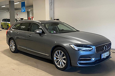 Volvo V90 T8 TwE AWD Inscription aut ** Vetokoukku / Urheiluistuimet / Nahat / ACC / LED / Keyless ** - ** Flash Akkutesti 87% **