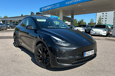 Tesla Model Y Long Range * 1. Omisteinen Suomi-auto / Vetokoukku / Lämpöpumppu * - Pitkä toimintasäde, neliveto, hyvät tilat, 0–100 km/h 5 s. Tesla Model Y Long Range – tehokas, älykäs ja täysin sähköinen tulevaisuusauto.