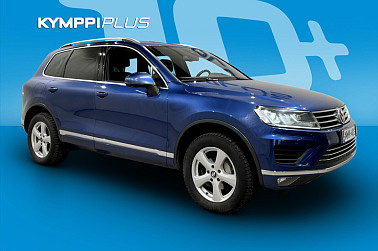 Volkswagen Touareg 3,0 V6 TDI 150 kW (204 hv) 4MOTION BlueMotion Technology Tiptronic-automaatti ** Ketju vaihdettu / Webasto / Dynaudio / Koukku / Peruutuskamera - Tyylikäs ja tehokas VW Touareg V6 TDI! Neliveto, automaatti, nahkasisustus, Dynaudio, Webasto, ketju vaihdett