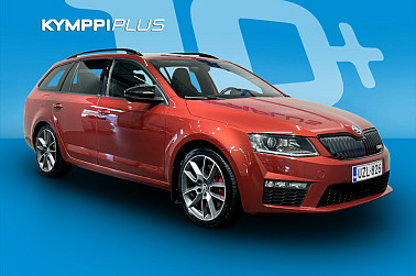 Skoda Octavia Combi 2,0 TSI RS ** Suomiauto / Webasto / Koukku ** - Skodan varusteet tekevät ajamisesta nautinnon: urheiluistuimet, Bi-Xenon-valot, Apple CarPlay!