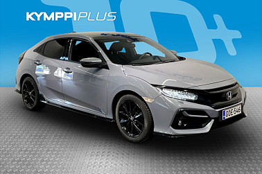 Honda Civic HB 182 hv Sport Plus CVT - Mukautuva vakionopeudensäädin / Kaistavahti / Katveavustin / Peruutuskamera / Automaattinen ilmastointi / 2x renkaat