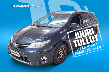 Toyota Auris Touring Sports 1,6 Valvematic Active Edition Multidrive S ** Navigointi / BT-Audio / Kamera ** - Kahdelta omistajalta siisti ja huollettu Auris, käytännöllinen ja taloudellinen