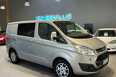 Ford Transit Custom 310 2,2TDCi 125 hv Limited M6 Van N1 L1H1 FWD 4,19** Koukku / Ilmastointi / Vakkari** - käytännöllinen pakettiauto, joka tarjoaa tilaa, luotettavuutta ja mukavuutta arjen ajoihin.