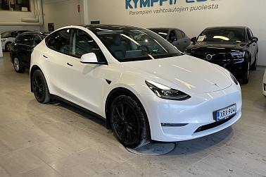 Tesla Model Y Long Range **Lämpumppu / ACC / Lasikatto / Premium Audio** - Tehokas Tesla Model Y Long Range 2022, pitkä range ja varma valinta!