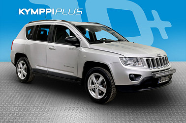 Jeep Compass 4x4 2,2 CRD Limited ** Koukku / Navi / Vakkari / P.tutka / Nahkaverhoilu / Lohkolämmitin / Sisätilanpistoke  ** - Suomi-auto / Jakopää ketjulla / Subwoofer