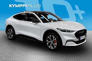 Ford Mustang Mach-E 75kWh 269hv A1 AWD 5-ovinen ** Suomi-auto / Aviloo 91,4% SoH / 2 omistajaa / Takuu voimassa ** - Tehokas sähköauto, laaja varustelu ja hyvä akkutesti tekevät tästä varman valinnan.