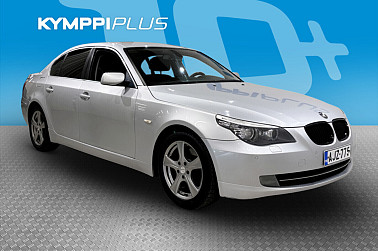 BMW 520 E60 Sedan Business: ** Suomi-auto / Vakionopeudensäädin / Pysäköintitutka / Moottorilämmitin / Autom. ilmastointi** - RAHOITUSKORKO tähän autoon vain 1,99% - Taattua saksalaista laatua