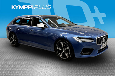 Volvo V90 D4 AWD R-Design aut ** / Bowers & Wilkins / 360 kamera / Webasto / Koukku / HUD / ** - Tyylikäs ja tilava premium-farmari, jossa yhdistyvät Volvon turvallisuus, neliveto ja urheilullinen R-Design