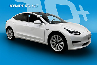 Tesla Model 3 Standard RWD Plus ** Lasikatto / Adapt. vak / Kahdet renkaat / 19' Sport-vanteet ** - Upea valkoinen Tesla saapunut Oulun toimipisteelle - 19' Sport-vantein!