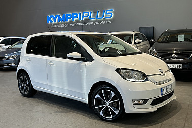 Skoda Citigo 36,8 kWh 61 kW Style iV **Cruise / autom.ilmastointi / 2x renkaat vanteineen - Näppärä ja vähän ajettu sähköauto arkeen – CITIGOe iV tarjoaa huoletonta liikkumista tyylillä ja tehokkuudella.