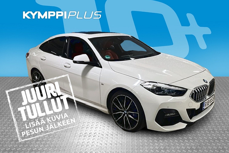 BMW 218 F44 Gran Coupé 218i A Business M Sport - 2 x Renkaat kevytmetallivantein / HUD / Tutkat / BMW Live Cockpit / Harman Kardon / Nahat / Urheiluistuimet edessä / Panoraama / Navi