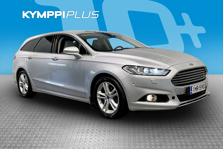 Ford Mondeo 2,0 TDCi 150hv PowerShift Titanium Business Wagon - Siistikuntoinen Mondeo huippuvarusteilla! - Hierovat muistipenkit nahkaverhoilulla / Tutkat / Webasto / Lämmitettävä tuulilasi & sivupeilit / Vakkari / Suomi-auto
