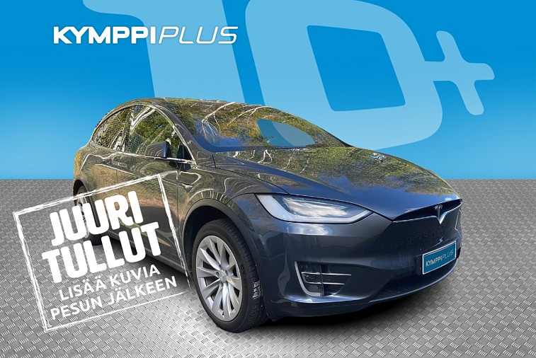Tesla Model X Long Range Plus 6-P - ** LED / ACC / Navi / P.tutkat / P.kamera / Falcon Wing -takaovet / Lasikatto / Kaistavahti / Koukku **