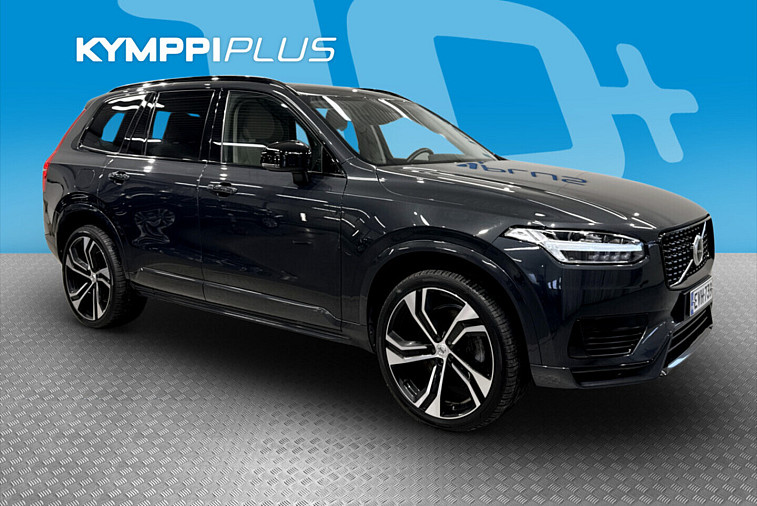 Volvo XC90 T8 TwE AWD R-Design Expression Aut. - 7-hengen / ACC / Koukku / Navi / 2x renkaat ja vanteet / Nahkasisusta /