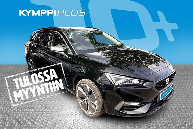 Seat Leon Sportstourer 1,4 PHEV 204 eHybrid FR DSG ** Adapt. vakkari / Peruutuskamera / LED valot / Kaistavahti - Lämmitettävä ratti / Langaton lataus / Liikennemerkkien tunnistus / Kaukovaloavustin