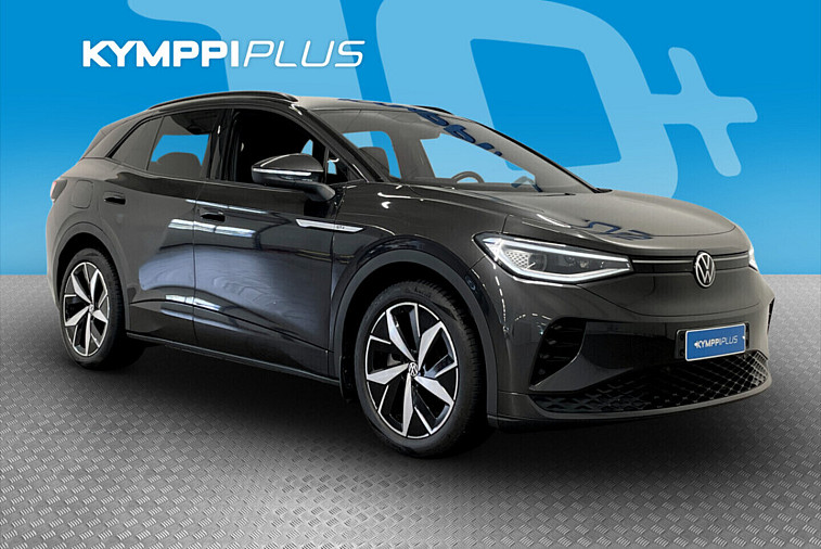 Volkswagen ID.4 GTX Dual Motor AWD, akku 77 kWh - Adaptiivinen vakionnopeudensääsin / Vetokoukku / Katveavustin / 360-kamera / 2 x renkaat ja vanteet / KeyLessGo