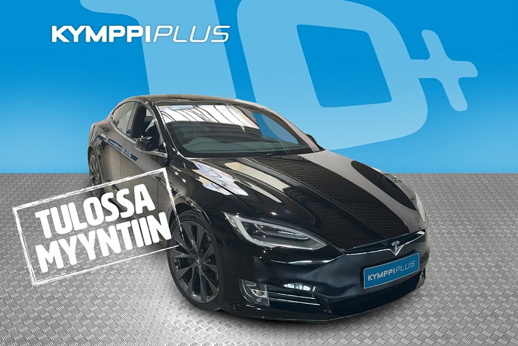 Tesla Model S Long Range AWD Raven - ACC / Kaistavahti / P. kamera / P.tutkat / LED /  Lasikatto / Navi / Autopilot-toiminto
