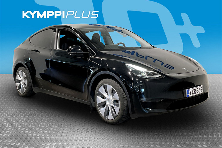 Tesla Model Y Long Range - Tyylikäs Long Range Model Y, kahdet renkaat vanteilla, Akun SoH 94.4%, Adaptiivinen vakkari - helppoa ja vaivatonta ajoa lisättynä katveavustimella ja kaistavahdilla. Panoraamakatto luo avaruutta!
