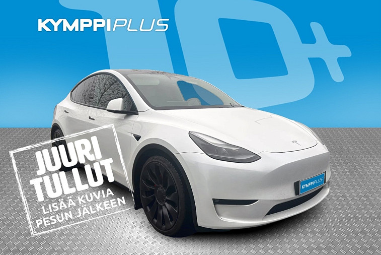 Tesla Model Y Performance - Tehdastakuu / Kahdet renkaat ja vanteet / Matrix-led / Lämpöpumppu / Vetokoukku