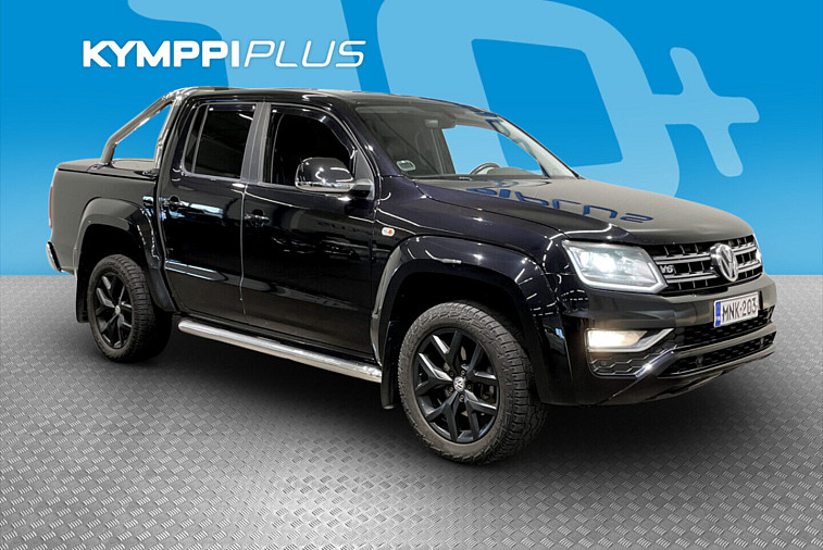 Volkswagen Amarok DC Highline 3,0 TDI 150kW 4MOTION 3080kg ilman takaistuimia - Juuri katsastettu / Suomi-auto / Webasto / Vakkari / AppConnect / Nahka-Alcantara / Vetokoukku