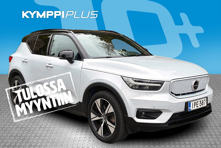 Volvo XC40 Recharge Twin Business Plus aut 300 kW, 78 kWh / Akkutesti SoH 91,4 % / Vetokoukku / Adaptiivinen vakionopeudensäädin (ACC) - Suomi-auto, toiselta omistajalta, vetokoukku, adaptiivinen vakionopeudensäädin (ACC), lämpöpumppu, sähkömuistipenkki, Kessy-avaim