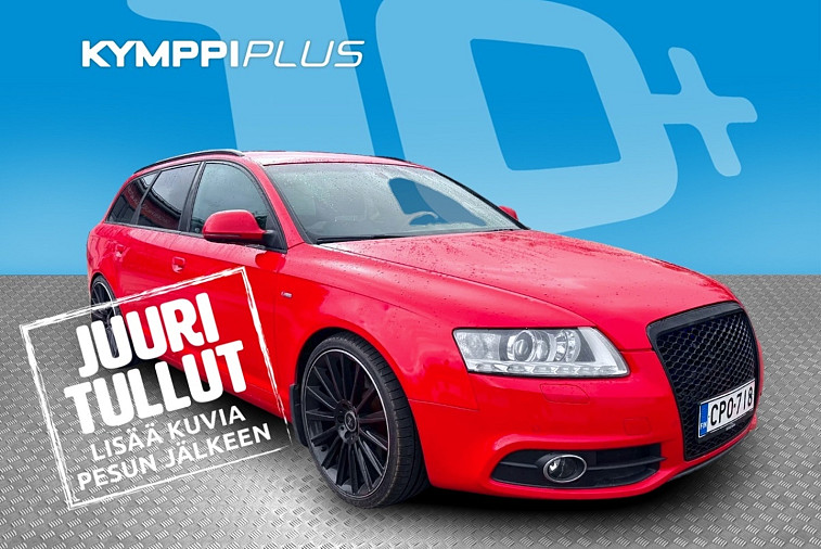Audi A6 Avant 3,0 V6 TFSI quattro tiptronic - S-line / Bi-xenon valot / Nahat / Sähköpenkki / Koukku / Tutkat