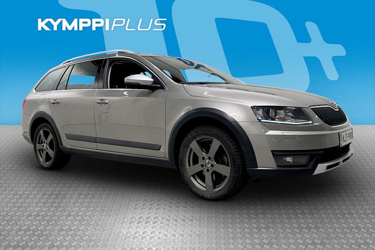 Skoda Octavia Combi 2,0 TDI 184 4x4 Scout DSG Autom. - ** Webasto / ACC / Xenon / Jakohihna vaihdettu 10 / 2026 / Vetokoukku **