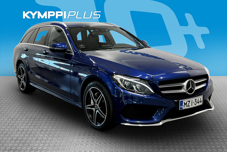 Mercedes-Benz C 220 d T 4Matic A Business AMG - Upea C sarjalainen laadukkaasti varusteltuna! Burmester / Adapt. vakkari / Ohjausavustin / Koukku / Lohko ja sisäp. / Nahat / ILS LED