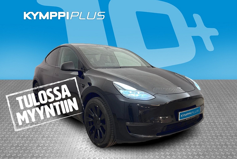 Tesla Model Y Long Range - LED / ACC / Koukku / Navi / Lasikatto / P. Kamera / P.tutkat / Kaistavahti / Katveavustin / 2X Vanteineen