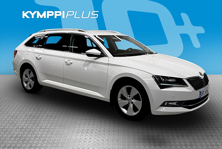 Skoda Superb Combi 1,6 TDI Ambition DSG Autom. - Webasto / P. tutkat / Kessy / Vetokoukku / Xenon / Juuri katsastettu /